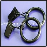 Black Plating Curtain Ring Clip